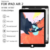 Wholesale YINWO Tablet PC Screens For iPad Air LCD A1567 A1566 Display Touch Screen Replacement Digitizer Assembly
