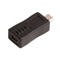 Wholesale Universal Micro USB Male to Mini Female Plug Adapter M F Converter Connector Adaptor
