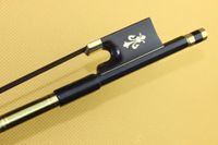 Wholesale 1pc New Professional black Carbon fiber violin bow Ebony Frog
