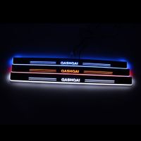 Wholesale For Nissan Qashqai J10 J11 Acrylic Moving LED Welcome Pedal Car Scuff Plate Pedal Door Sill Pathway Light
