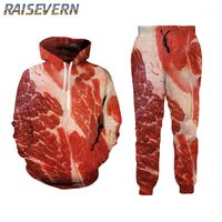 kangaroo pocket raw meat hoodie