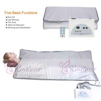 Wholesale Facory price Free Shippin zones Anti aging Far Infrared FIR Sauna Blanket Body Slimming Detox Therapy Machine