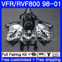 Wholesale Body For HONDA Interceptor VFR800R VFR800 HM VFR RR VFR RR Repsol silver VFR800RR Fairing kit