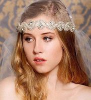 Wholesale New Cheap Romatic Bridal Crown Tiaras Wedding Jewelry Bohemia Hair Accessories Elegant Headpieces Frontlet Hair Band headbands for Bridal