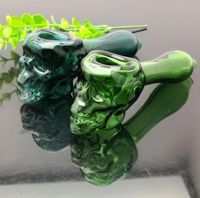Wholesale new Europe and Americaglass pipe bubbler smoking pipe water Glass bong Color large ghost glass pipe