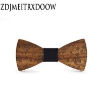 Wholesale Maple leaf Wooden Bow Tie Classical Butterfly Wedding Party Bowtie Tuxedo Ties Corbatas Para Hombre Decoration Drop Shipping