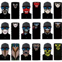 Wholesale Multi Patterns D Printed Face Mask Outdoor Sports Headwear Scarf Seamless Head Protector Customize OEM welcome