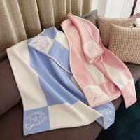 Wholesale kids autumn winter thick warm blanket baby cold cashmere swaddling Newborn Toddler Bedding Blanket Stroller Wrap Covers