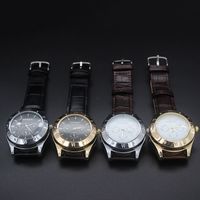Wholesale Watch Cigarette Lighter Windproof Casual Watches USB Charging Lighter Heating Wire Clock Lighter for Men