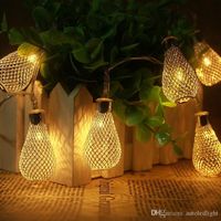 Wholesale metal led bulbs golden drip strings for indoor decoration wedding christmas party holiday string lights