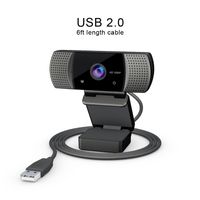 Wholesale 1920 PC Full HD Built in Noise Reduction Microphone Stream Webcam for Video Conferencing Online Work Class Home Office YouTube