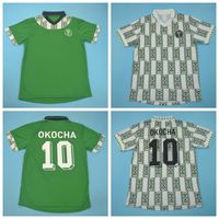 Wholesale 1994 Vintage Soccer Retro Jersey Men OKOCHA FINIDI OKORO KANU OKECHUKWU DAYO OJO OSAS AMOKACHI IKPEBA Football Shirt Kits N R L Y
