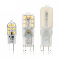 Wholesale LED Bulb W W G4 G9 Light Bulb AC V DC V LED Lamp SMD2835 Spotlight Chandelier Lighting Replace Halogen Lamps