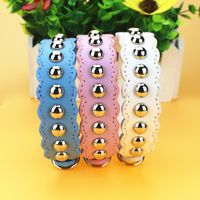 Wholesale Mushroom Nail Cat Dog Collar Adjustable Necklace Pet Supplies Rivet Dogs Collares High Quality Pu Leather Soft And Comfortable dg D2