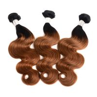 Wholesale 1B Remy Brazilian Double Drawn Body Wave Bundles Human Hair Weft For Black Woman
