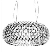 Wholesale Modern Caboche Acrylic Ball Chandelier Home Living Room Dining Room Bedroom Ceiling Pendant Lamp Fixture PA0071