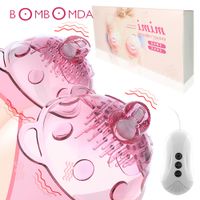 Wholesale Nipple Vibrator G spot Stimulation Licking Vibrator Breast Enlargement Masturbator Nipple Chest Massage Adult Sex Toys for Women Y200616
