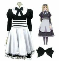 Wholesale NEW Axis Powers Hetalia Belarus Black White Anime Cosplay Costume Maid Dress