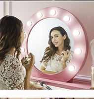 Wholesale 10 Vanity LED Lamp Makeup Adjustable Comestics Mirror Light Kits With Dimmable Lights Bulb Brightness Make Up Lighting