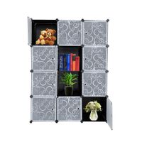 Wholesale Free combination simple folding DIY Storages magic film ideas assembled plastic wardrobe home storage cabinet