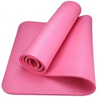Wholesale GFitness Yoga Mat NBR foam mm thick Pilates cushion with sling bag for Beginner girls women Home Exercise toxic Gym workout