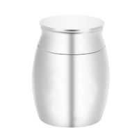 Wholesale Elite Aluminum alloy Silver Cremation Urn for Human Pet Ashes Adult Funeral Urn Handcrafted Large Urn Deal
