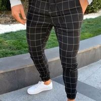 Wholesale Trendy Mens Joggers Slim Fits Sweatpants Gym Suit Sport Gym Skinny Office Casual Pants Trousers Skinny Trousers