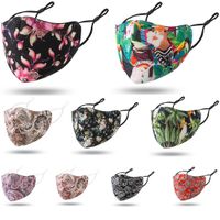 Wholesale face mask designer reusable funny nose masks Mascherine high fashion washable cloth green red starry sky adult facemask camo dolphin D