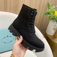 Wholesale Fashion Women Martin Platform Boots Casual Flats Thick Sole Genuine Leather Shoes Wedding Full Dress High Version Ankle Size