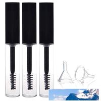 Wholesale 3ML Empty Mascara Tube Lip Balm Gloss Growth Oil Bottle Tubes Vials Containers with Wands Brushes and Rubber Inserts Funnels for Castor Factory price expert design