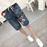 womens knee length denim shorts australia