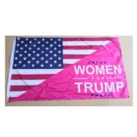 Wholesale 3x5 American USA and Women For Trump Flag High Quality Hanging Advertising Digital Printed Double Stitched