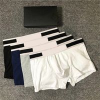 Wholesale 2021 Mens Designers Boxers Brands Underpants Sexy Classic Mens Boxer Casual Shorts Underwear Breathable Cotton Underwears With Box