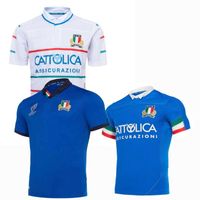 Wholesale Top New Italy rugby Jerseys T shirts HOME Rugby League jersey shirts S XL