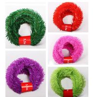 Wholesale 5 m PVC Material Christmas Rattan Can Be Freely Modeled Environmentally Friendly Christmas Decorations Straw Ribbons Five Colors VT1279
