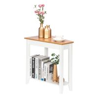 Wholesale WACO Irregular Side Table Bedroom Night Stand Living Room Furniture Coffee Table GuestRoom End Tables Light Walnut White