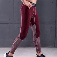 Wholesale Yoga Outfits Pants Sport Men Running Tights Compression Sports Basketball Leggings Gym Fitness Training Elastic Slim Trousers