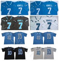 Wholesale College North Carolina Tar Heels Football Mitchell Trubisky Jersey Sam Howell Black Blue White Color Stitched University Breathable