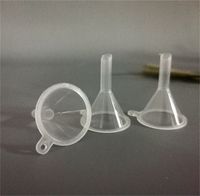 Wholesale Separating Liquid Hopper Filling Funnel Plastic Transparent Filter Alloter Perfume Drip Leakage Laboratory Gadgets Colanders Hot cy C2