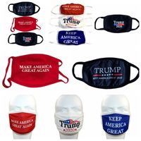 Wholesale Trump Face Mask Make America Great Again US President Election Face Masks Election Support Mask Anti Dust Washable Designer Mask RRA3355