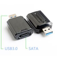 Wholesale USB to ESATA External SATA Gbps Convertor Adapter for inch HDD hard disk for Win XP VISTA WIN7 MAC OS