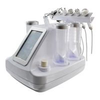 Wholesale 6 In Hydro Dermabrasion Water Dermabrasion Oxygen Jet Facial Machine With BIO Ultrasound RF Cold Hammer Vacuum Pore Cleaner Skin Care