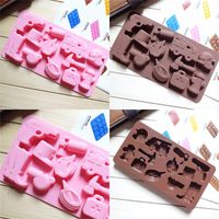 Wholesale Chocolate Silicone Mold Cake Police Fire Safety Fire Shape Mould Colorful Molds Cookies Cakes Baking Tools Good xn E2