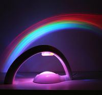 Wholesale Rainbow night light romantic girl heart rainbow projection night light selfie net red photo props gift