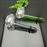 Wholesale new Europe and Americaglass pipe bubbler smoking pipe water Glass bong New type of thickened super large bubble filter glass pipe