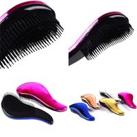Wholesale Portable Hairdressing Comb Sundries Multicolour Cute Massages Combs Dry Wet Available Hair Brushs Good Hairs Stylings Tool bk E2