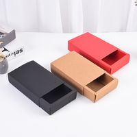 Wholesale Eco Friendly Kraft Paper Box Gift Wrap Jewelry Organizer Lipgloss Containers Gifts Cookies Underwear Perfume Tea Packing Brief sz D2