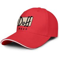 Wholesale Unisex Duff Beer Logo Fashion Baseball Sandwich Hat golf Classic Truck driver Cap duff beer logo Funny Painting