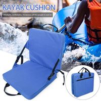 Wholesale Folding Chair Cushion Comfort Protable Back Support Ultralight Oxford Cloth Blue Seat Cushion For Camping Stadiums Concerts