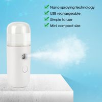 Wholesale Mini portable USB alcohol sprayer machine auto mist steamer nano disinfectant sanitizer spray device for skin care home use